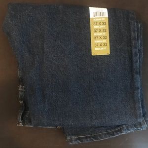 Wrangler five star premium 100% cotton denim regular fit jeans 37x32